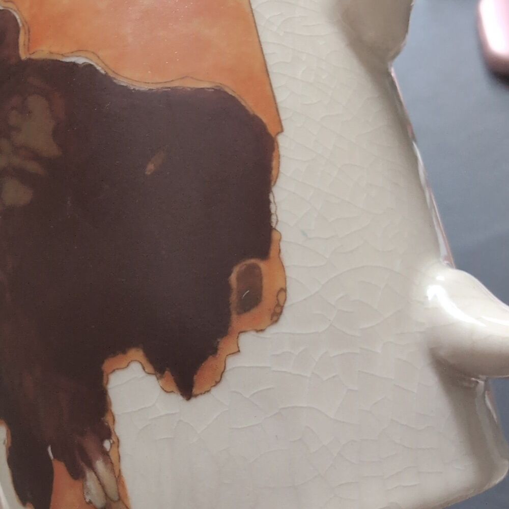 Otagiri Bison Coffee Mug Cup Japan 11 Ounce Vintage - Picture 5 of 9